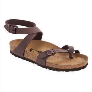 Brown Birkenstock Yara sandals size 37